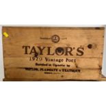 12 Bottles in OWC Taylors Vintage Port 1970