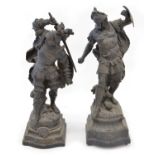 Two Spelter Figures of Soldiers