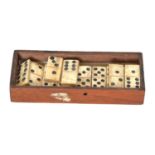 19th Century Napoleonic era prisoner of war bone dominoes