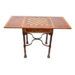 Mahogany games table