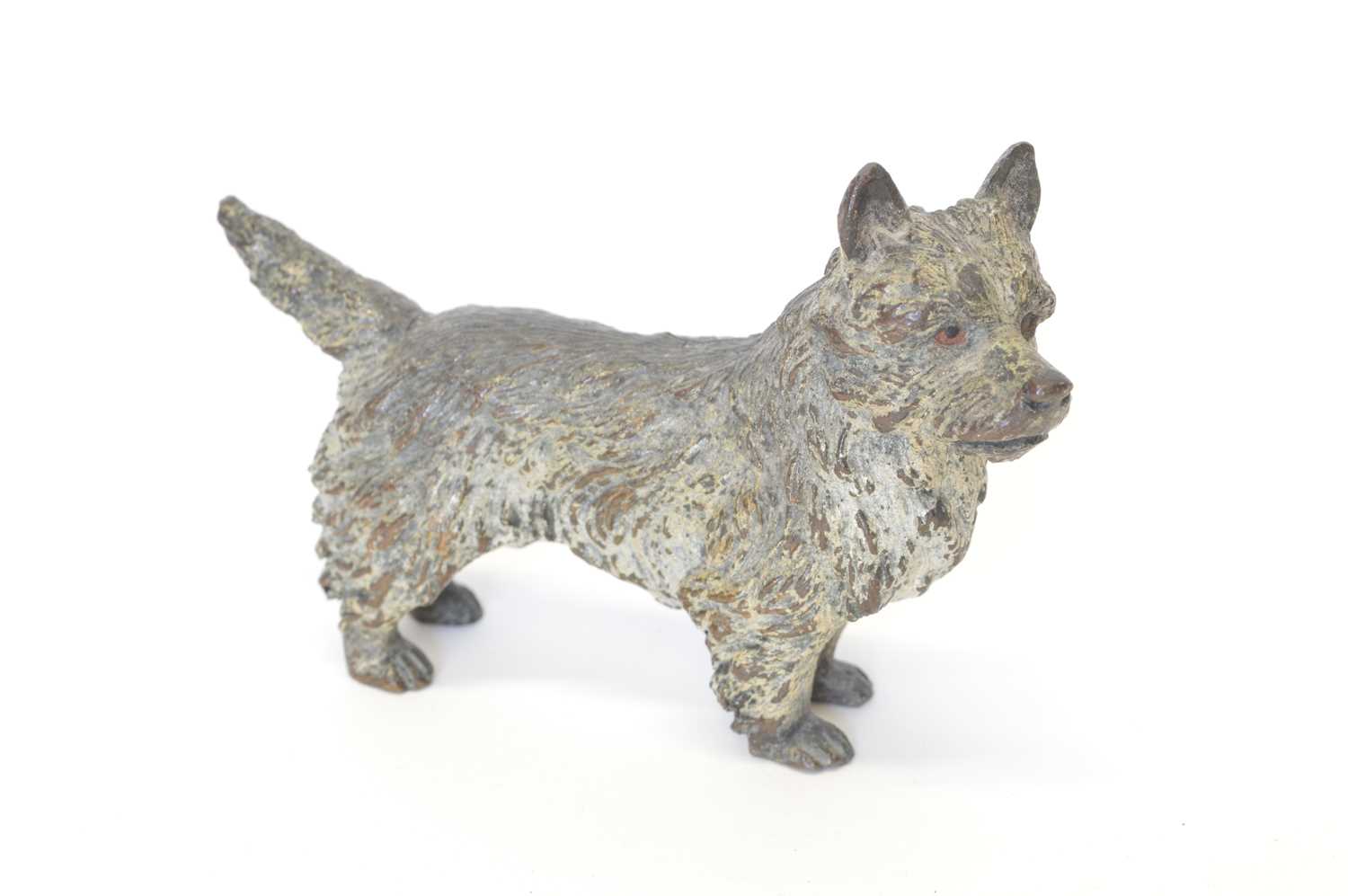 Three cold painted bronze terriers - Image 4 of 4
