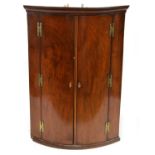 George III corner cupboard