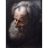 Solomon Polack (British 1757-1839) Portrait of a bearded man