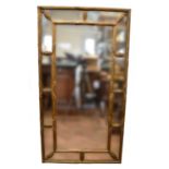 Gesso framed mirror