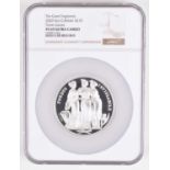 2020 Royal Mint, UK Five-Ounce Silver Proof Coin, Great Engravers II - The Three Graces.