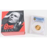 2020 Royal Mint, UK Quarter-Ounce Gold Proof Coin, Music Legends III - David Bowie.