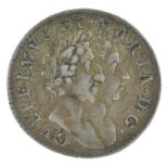 William and Mary, Fourpence, 1689.