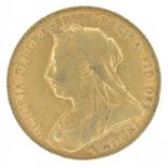 Queen Victoria, Sovereign, 1899.