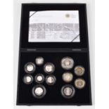 The Royal Mint 2009 UK Silver Proof Coin Set.