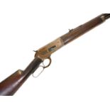 Winchester 1886 40-82 lever action rifle