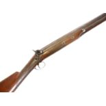 Percussion 6 bore wild fowling gun by Sampson