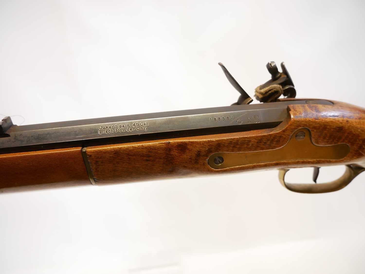 Deactivated Jukar .45 flintlock rifle - Image 6 of 8