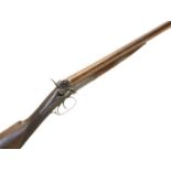 Lancaster Rhinoceros horn stocked 12 bore hammer gun LICENCE REQUIRED