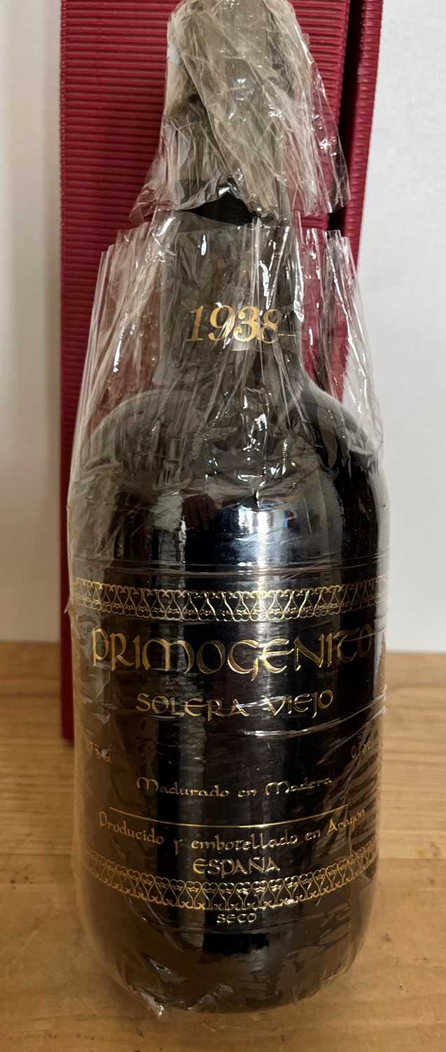 1 bottle (Rare Item) 1938 Solera Viejo “PRIMOGENITO”