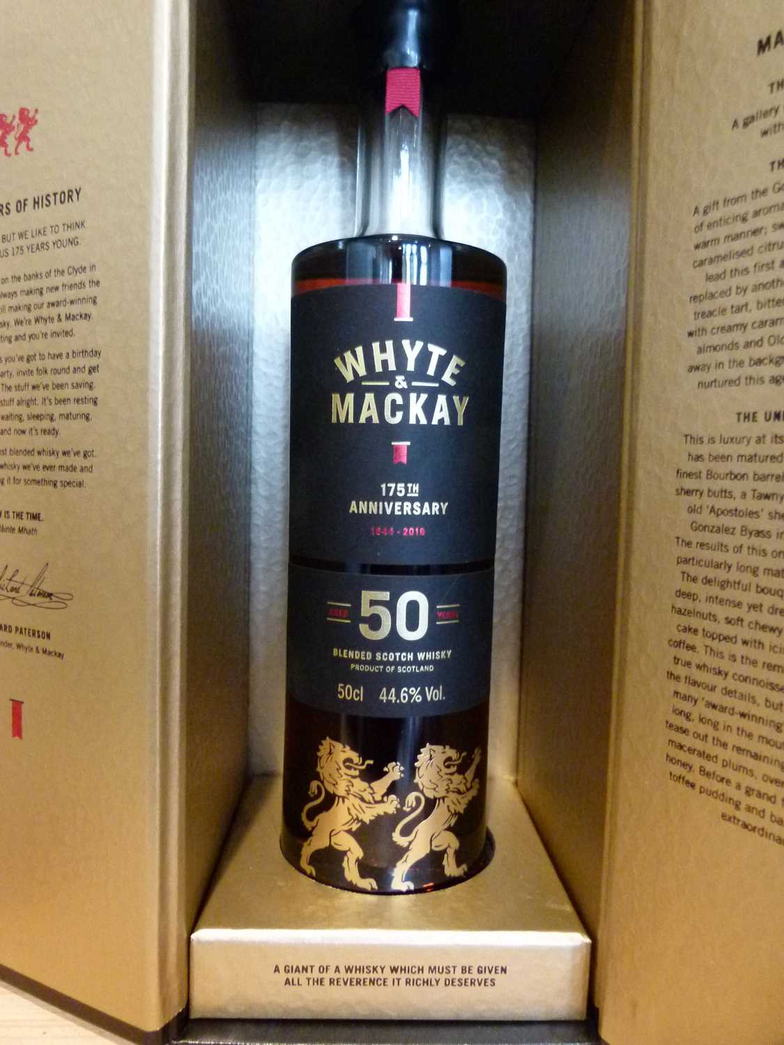 1 Exceptionally Rare Bottle Whyte & Mackay - Image 6 of 7