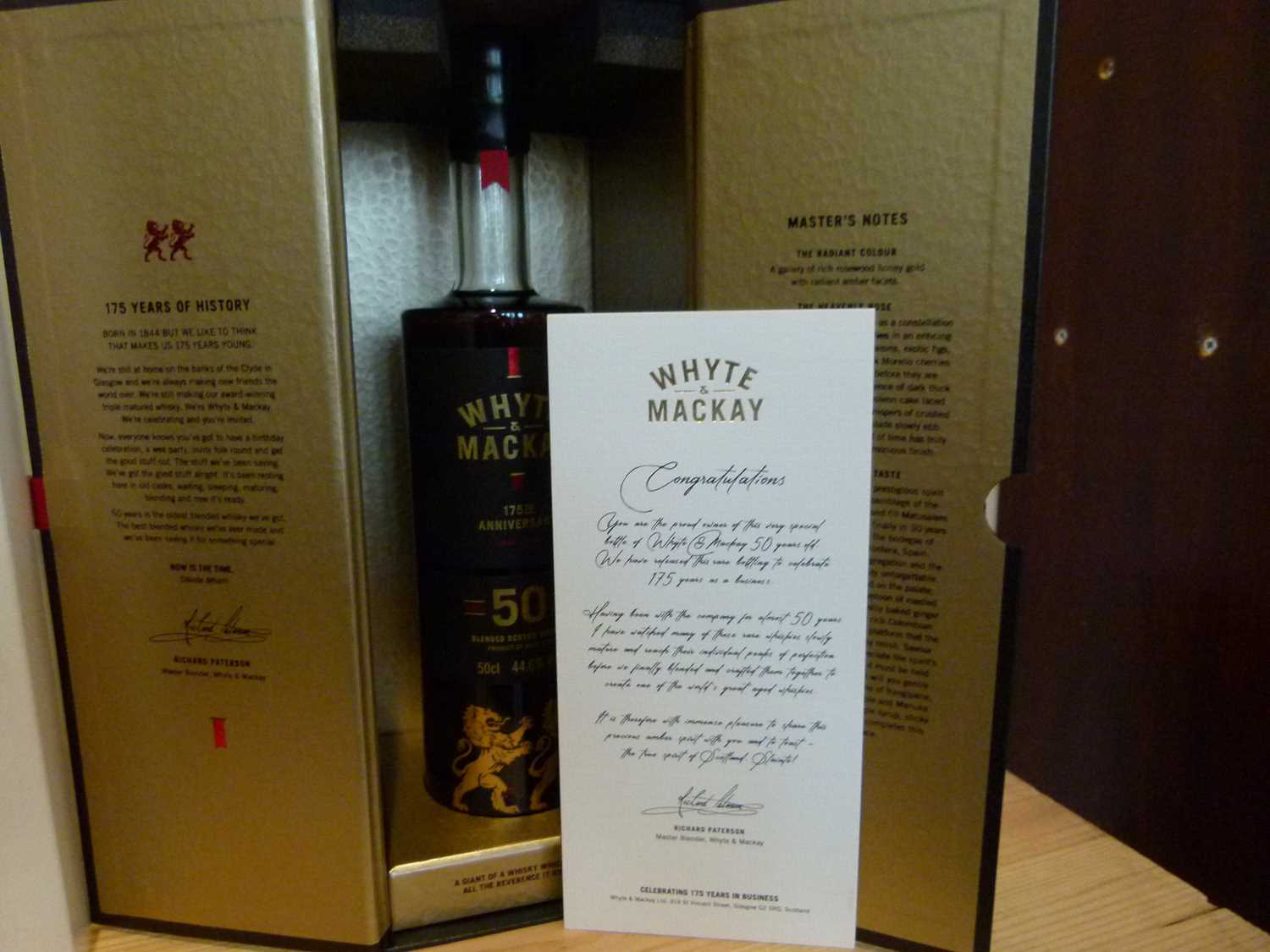 1 Exceptionally Rare Bottle Whyte & Mackay - Image 7 of 7