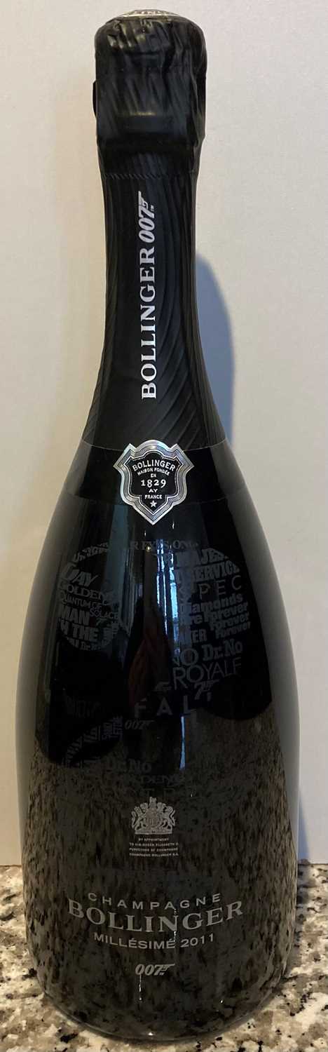 4 Bottles Champagne Bollinger The Exclusive "James Bond 007’ Limited Edition"