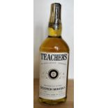 1 Bottle from early 1970’s Teacher’s Highland Cream Perfection of Old Scotch Whisky