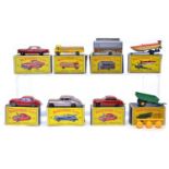 8 Lesney Matchbox Series boxed cars and vehicles