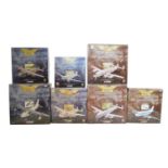 7 Corgi Aviation Archive 1:144 scale diecast models