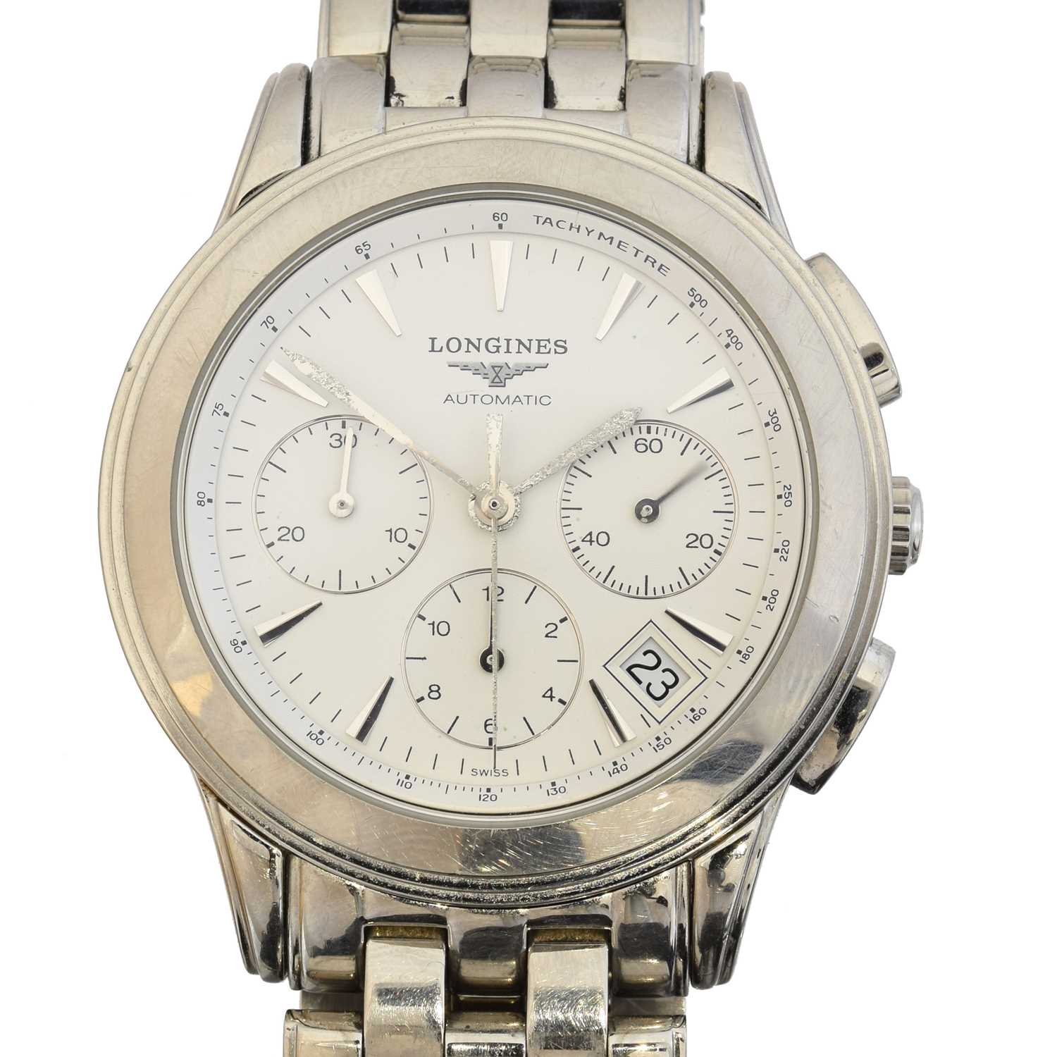 A Longines 'Flagship' chronograph automatic wristwatch,