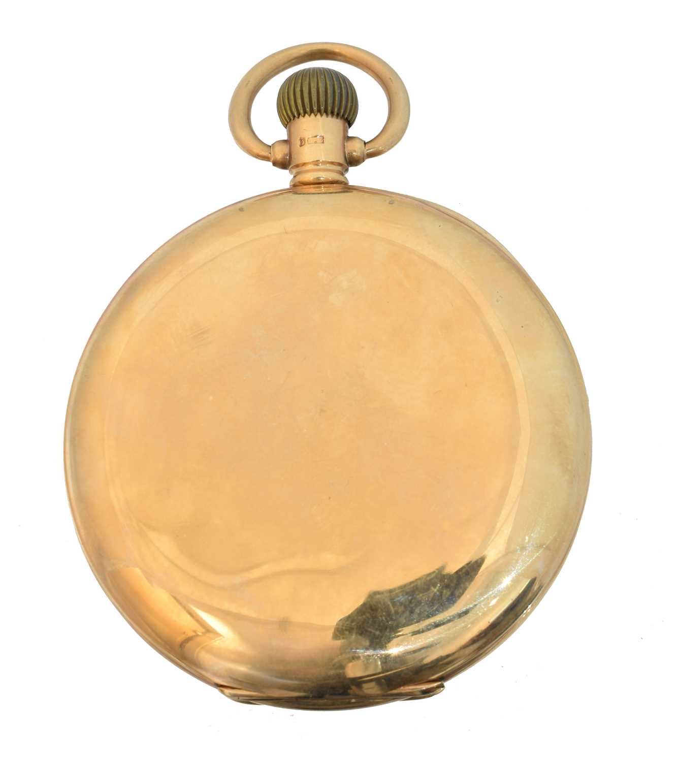 A 9ct gold half hunter pocket watch by Waltham, - Image 2 of 3