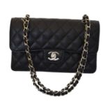 A Chanel double flap handbag,