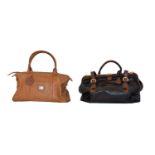 Two designer luggage bags,