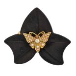 An early 20th century bug brooch,