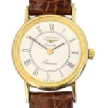 A 9ct gold Longines 'Presence' wristwatch,
