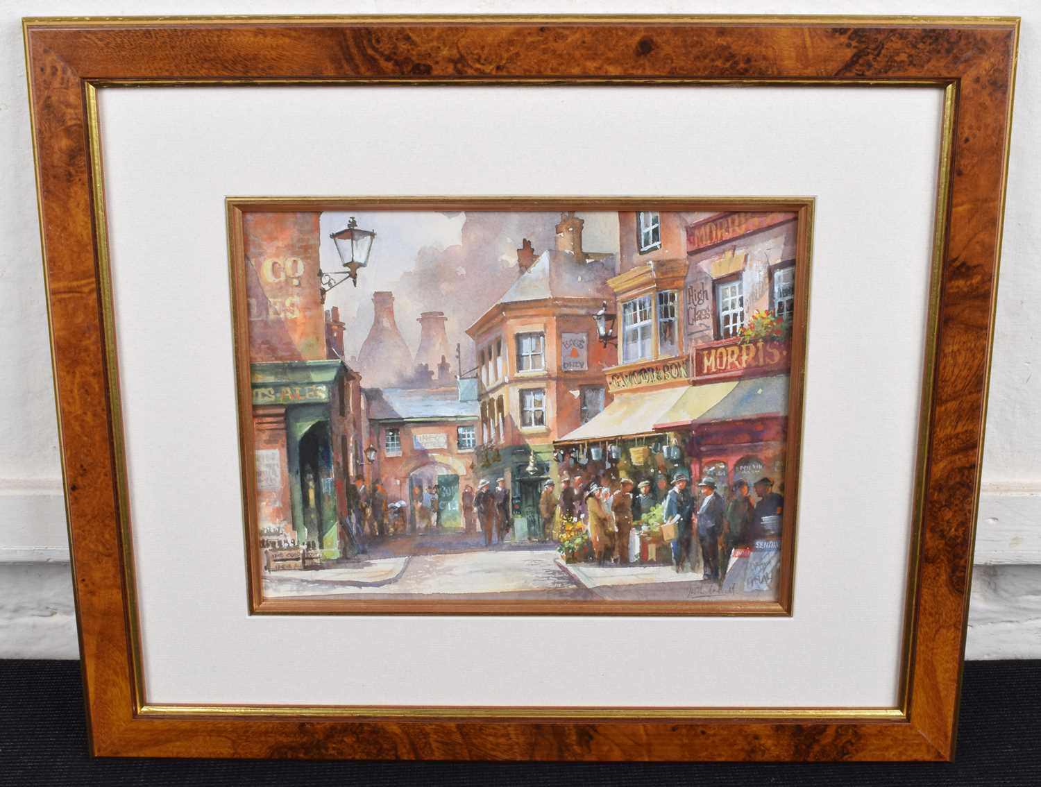 Jim Mitchell (British 20th/21st century) "A Potteries Street Scene circa 1950's No. 4" - Image 2 of 2