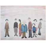 L.S. Lowry R.A. (British 1887-1976) "His Family"