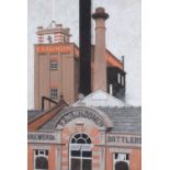 Derek Wilkinson (British 1929–2001) "Robinson's Brewery, Stockport"