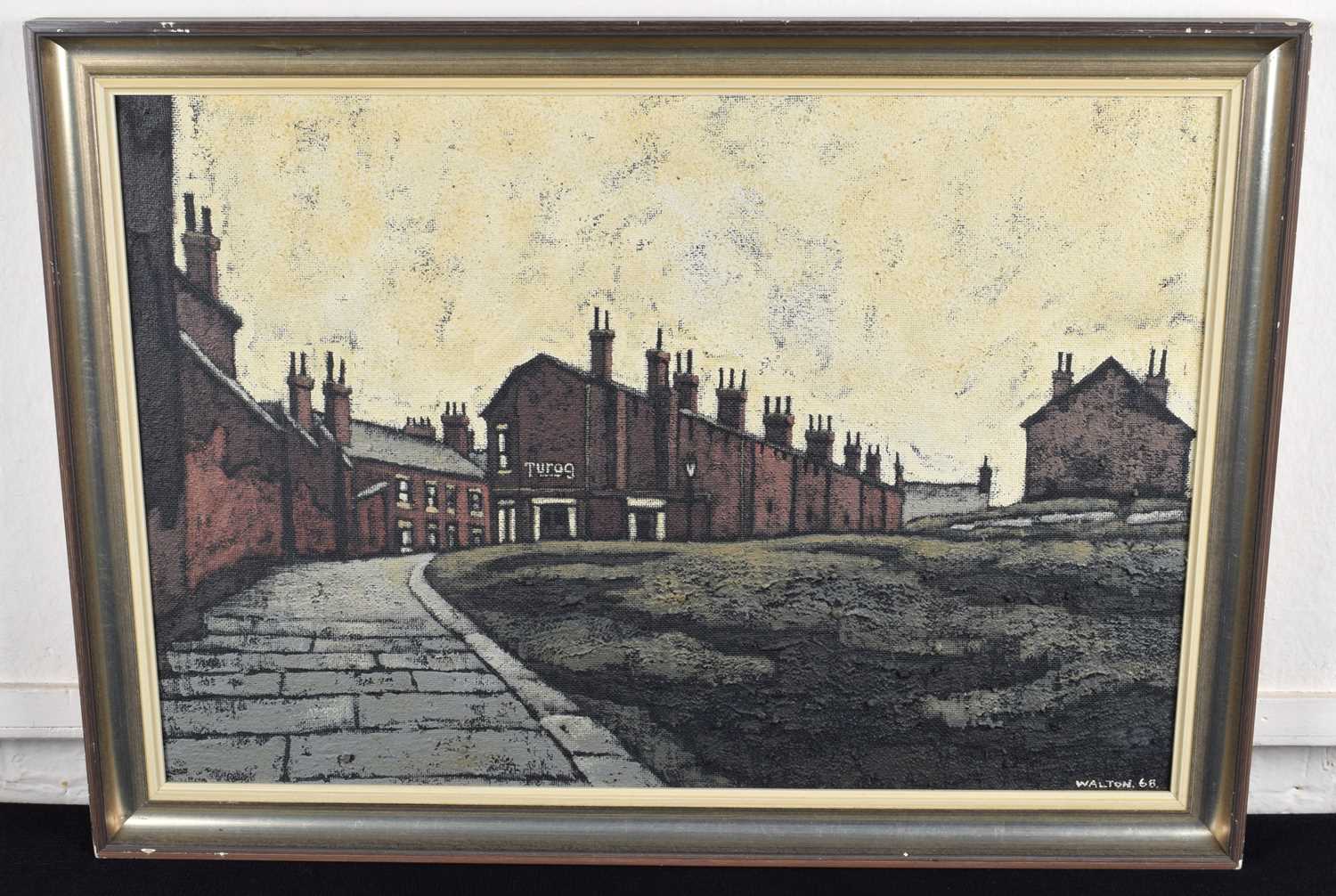 Stuart Walton (British 1933-) "Pyrah Street, Dewsbury" - Image 2 of 2