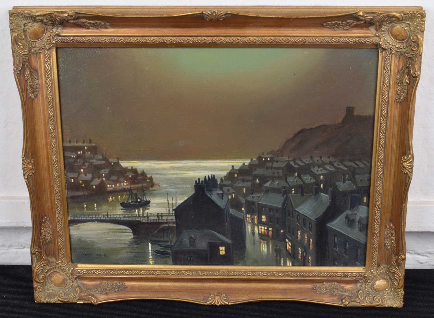 Steven Scholes (British 1952-) "Whitby" - Image 2 of 2