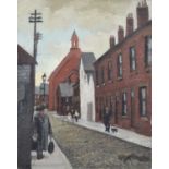 Roger Hampson (British 1925-1996) "Meanley Street, Tyldesley"