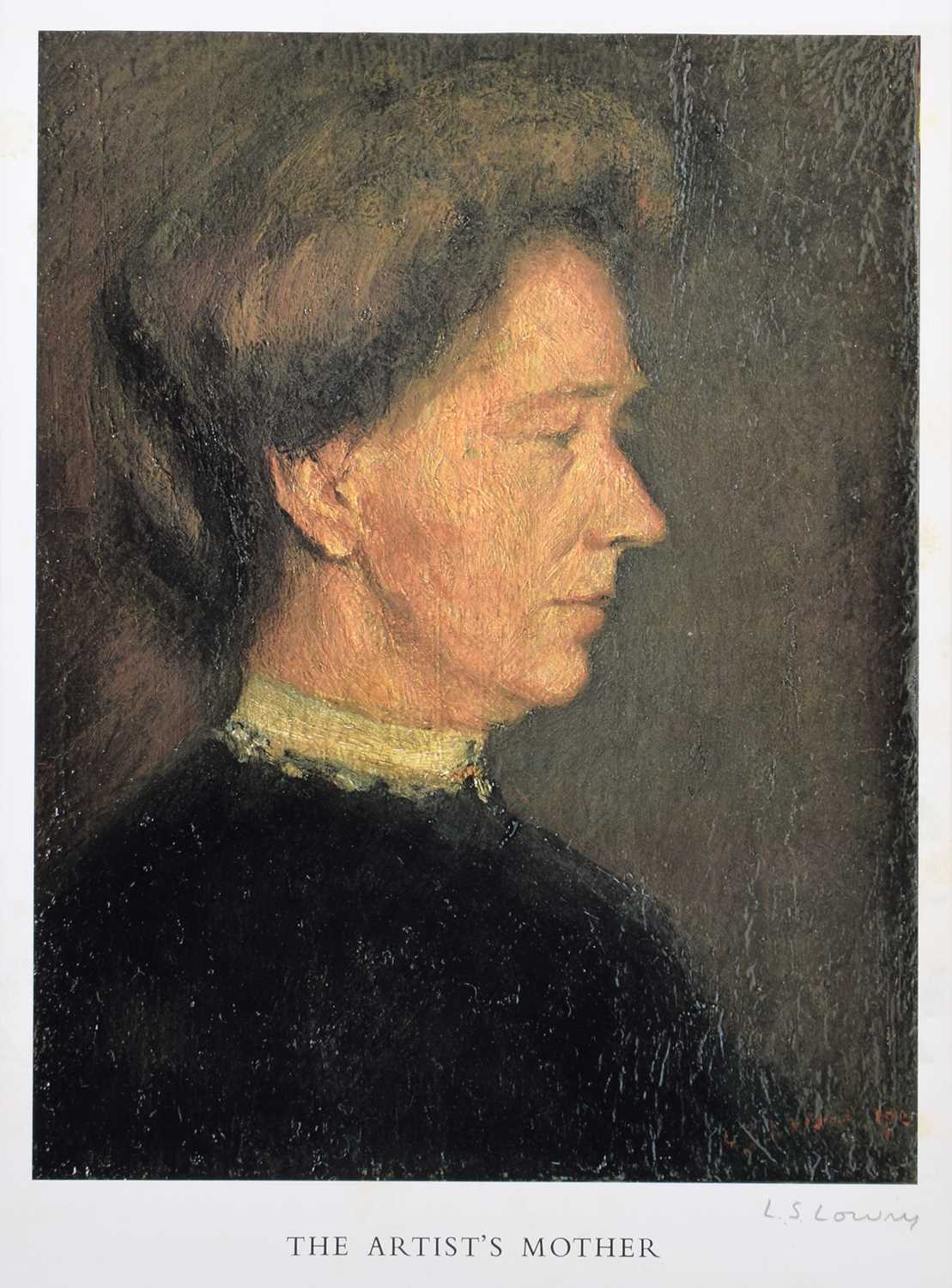 L.S. Lowry R.A. (British 1887-1976) "Self Portrait", "The Artist's Mother" and "The Artist's Father" - Image 2 of 4