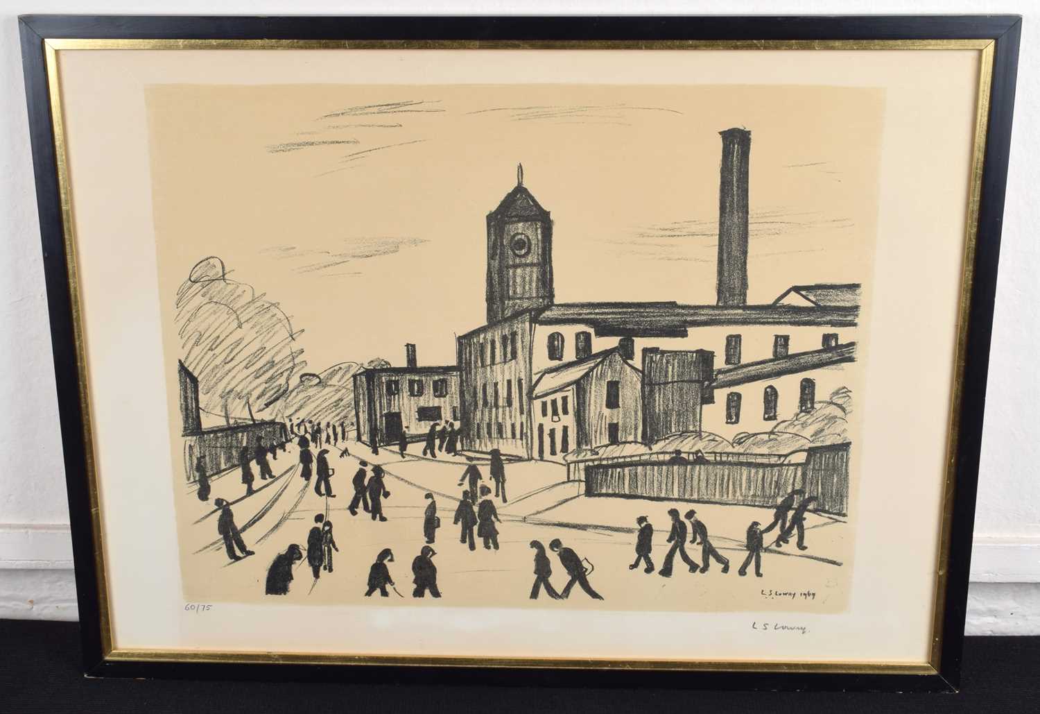 L.S. Lowry R.A. (British 1887-1976) "A Northern Town" - Image 2 of 2