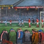 James Downie (British 1949-) "Another One for Man City"