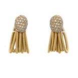 A pair of 18ct gold diamond earrings by Marco Bicego,