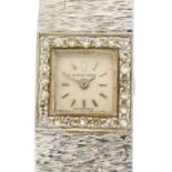 An 18ct gold diamond Bueche Girod wristwatch,