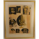 Graham Sutherland, a sheet of eight mechanical limited edition prints, 14/70, signed in pencil,