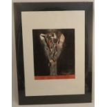 Graham Sutherland, limited edition print 51/90, signed, Petrified Rock, sheet size 26ins x 18.