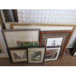 A collection of assorted prints and photographs