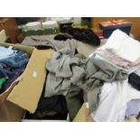 A large collection of clothes, to include coats, etc.