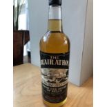 A bottle of The Blair Athol Highland Malt Scotch whisky