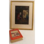 Lionel Edwards, watercolour, illustration for Lorna Doone, monogrammed, inscribed to label, 13ins