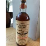 A bottle of Glen Mhor 10 years old, Rare Old Highland malt whisky