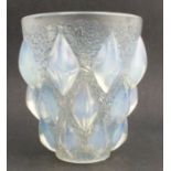 A Lalique Rampillon vase, circa 1928, height 5ins - Minor scuffs to the base and a line to the rim