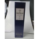 A bottle of The Macallan, Fine Oak 18 years old single malt Highland Scotch whisky, boxed